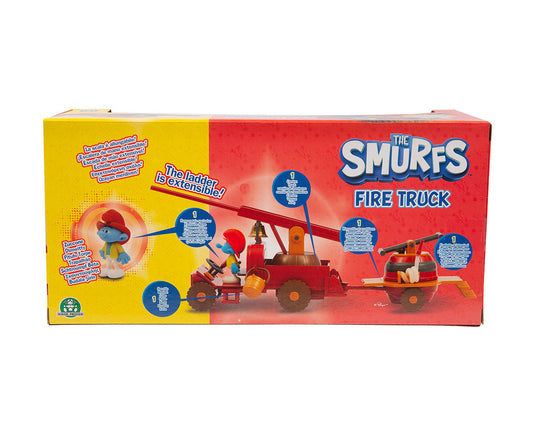 Giochi Preziosi The Smurfs Fire Engine Truck Playset – Firefighter Smurf Vehicle