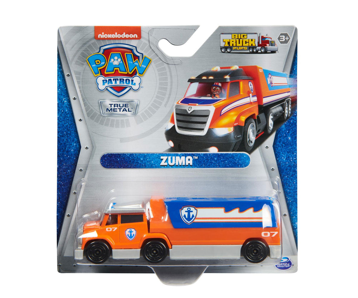 Spin Master PAW Patrol Big Truck Pups True Metal Rescue Vehicle – Marshall, Skye, Rubble, Rocky & Zuma | Choose Your Character
