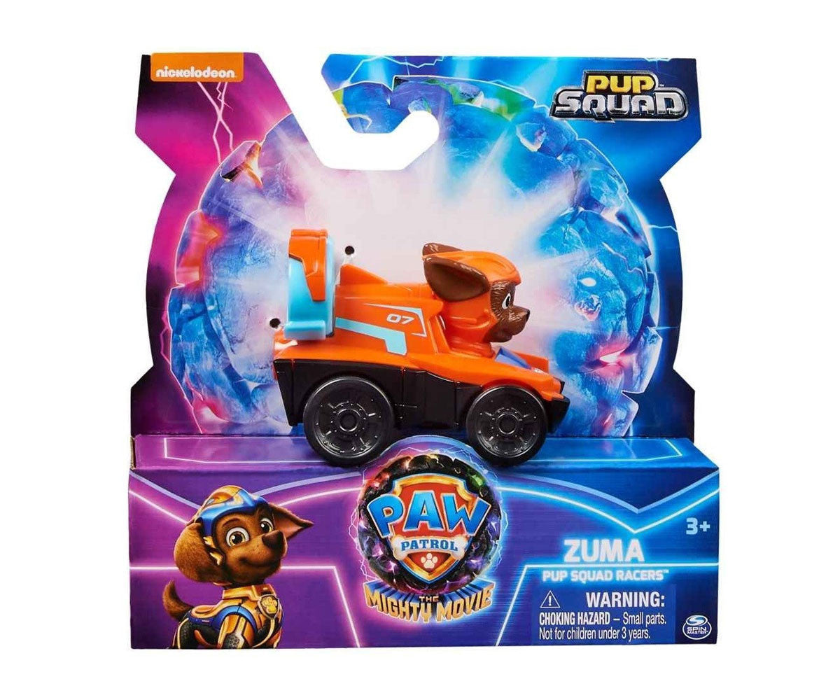 Spin Master PAW Patrol The Mighty Movie Pup Squad Racers – Chase, Marshall, Skye, Rubble, Rocky & Zuma | Choose Your Character