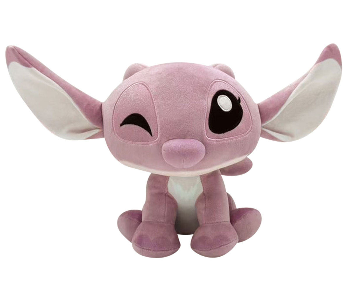 Disney Doorables Angel Plush Toy 21cm – Lilo & Stitch Pink Alien Stuffed Animal
