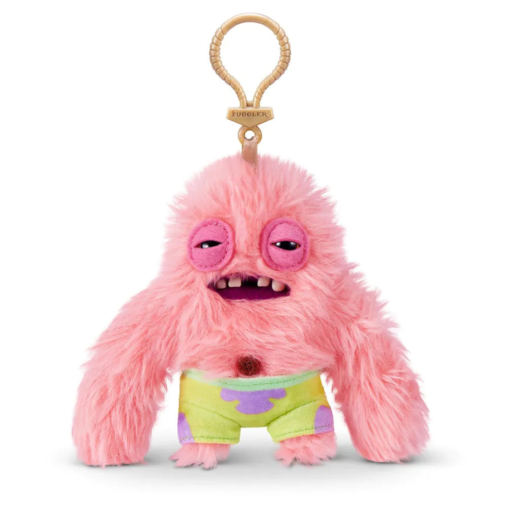 Fuggler SpongeBob 5-Inch Plush Keyring by ZURU Patrick Funny Ugly Monster Bag Clip-on Stuffed Animal
