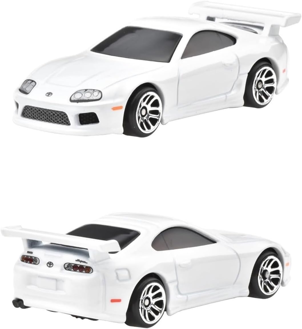 Hot Wheels Fast & Furious Silver Series Toyota Supra White – Brian O'Conner 1:64 Die-Cast Collectible Car
