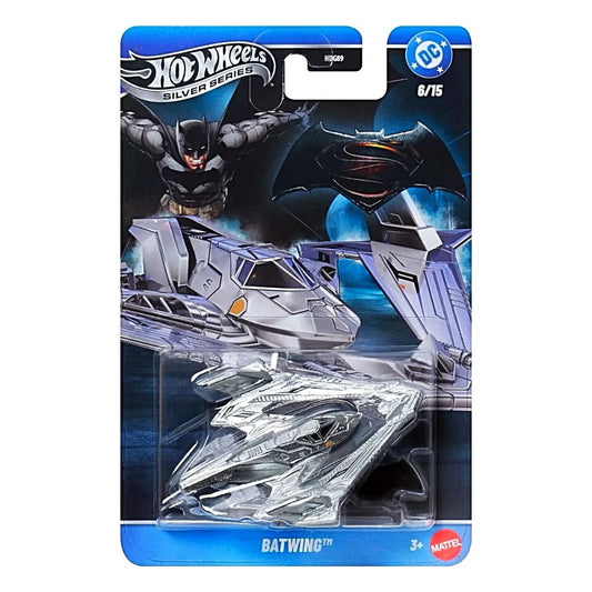 Hot Wheels Silver Series DC Batman HDG89 Die-Cast Premium Collector Cars 1/64