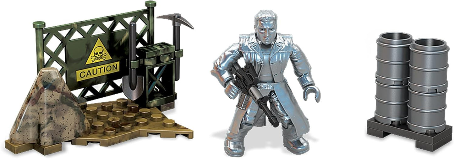 Mega Bloks Terminator Genisys – T-1000 & Resistance Soldier Figures Toy CNF99