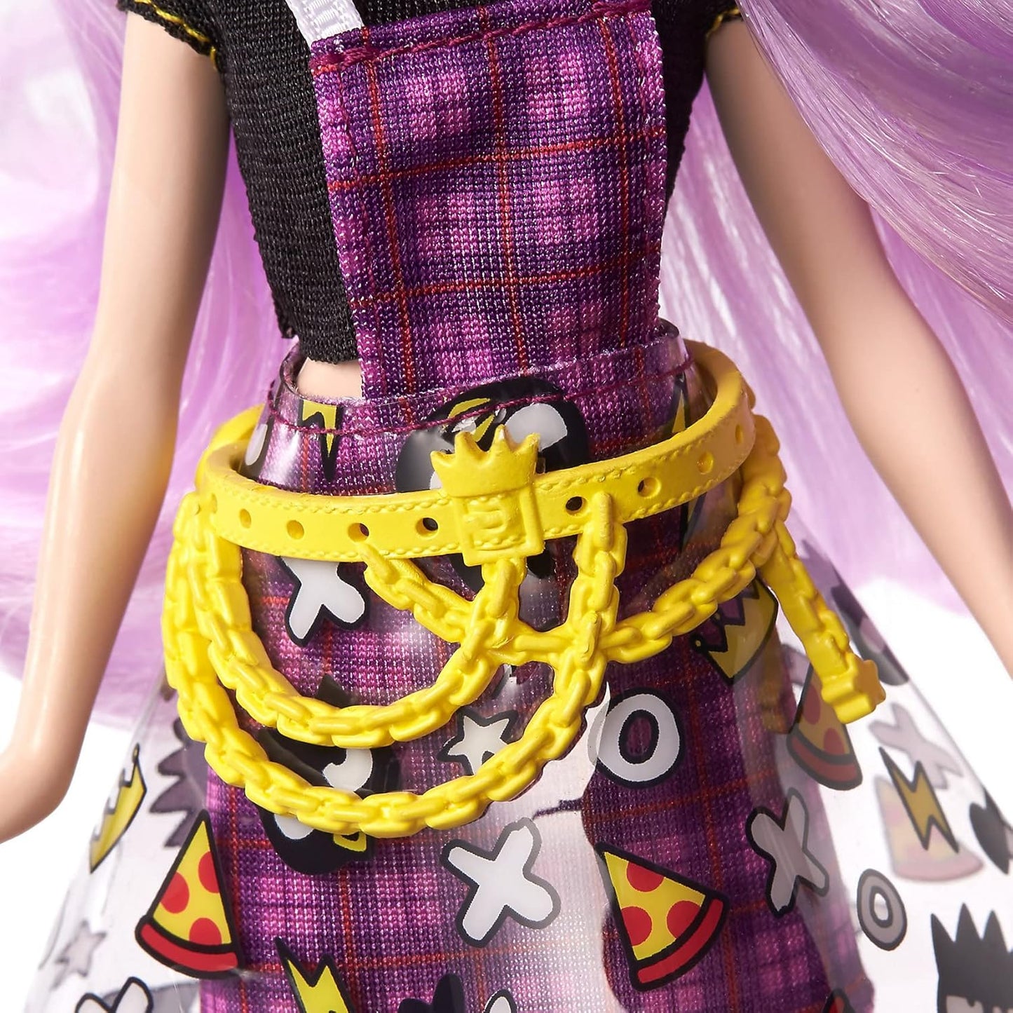 Mattel Sanrio Hello Kitty & Friends Badtz-Maru Figure & Jazzlyn Doll 10-Inch Collectible (GWW98)