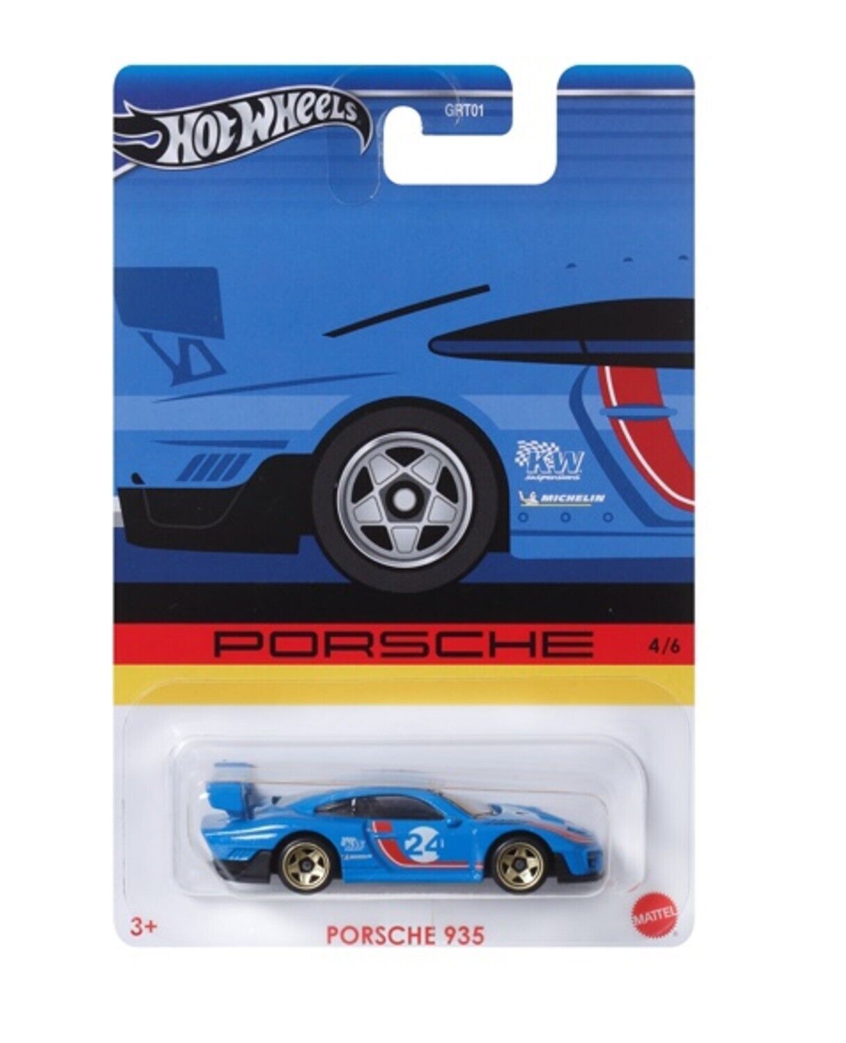 Hot Wheels GRT01 Porsche 935 1/64 Scale Die-Cast Car
