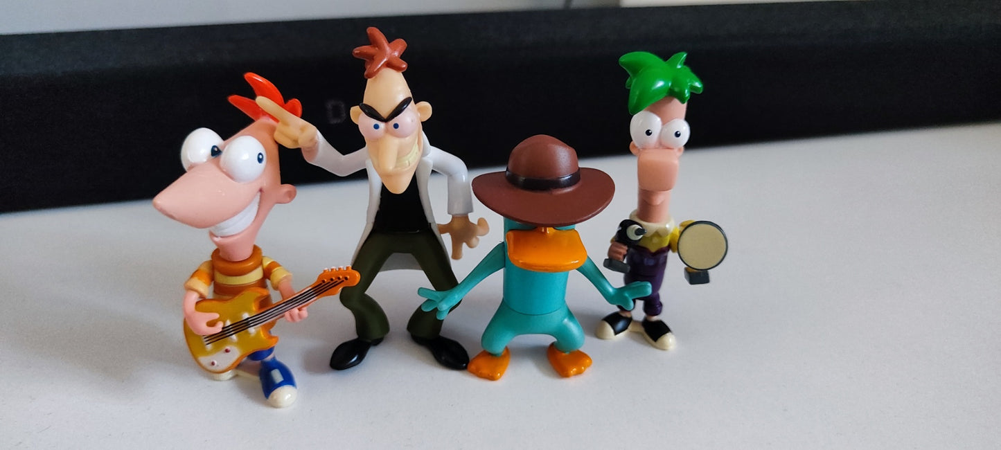 Disney Phineas and Ferb Collectible Figures – Scene Sets, Pick Your Favorite Character