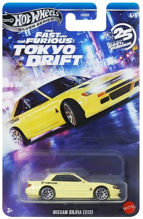 Hot Wheels 2026 Fast & Furious Tokyo Drift – Silver Series Die-Cast Car | Choose Your Model