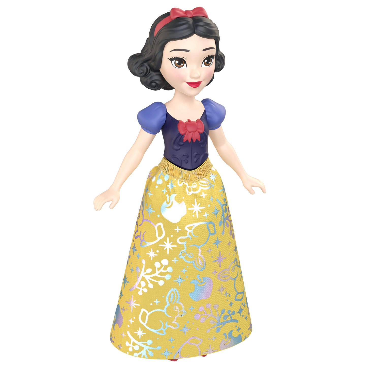 Disney Princess Snow White Shiny Outfit Mini Doll 9cm – Articulated Figure JBX47 HLW69
