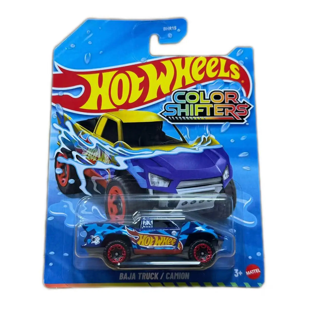 Hot Wheels Color Shifters BHR15 Baja Truck 1:64 Diecast Color Change Car