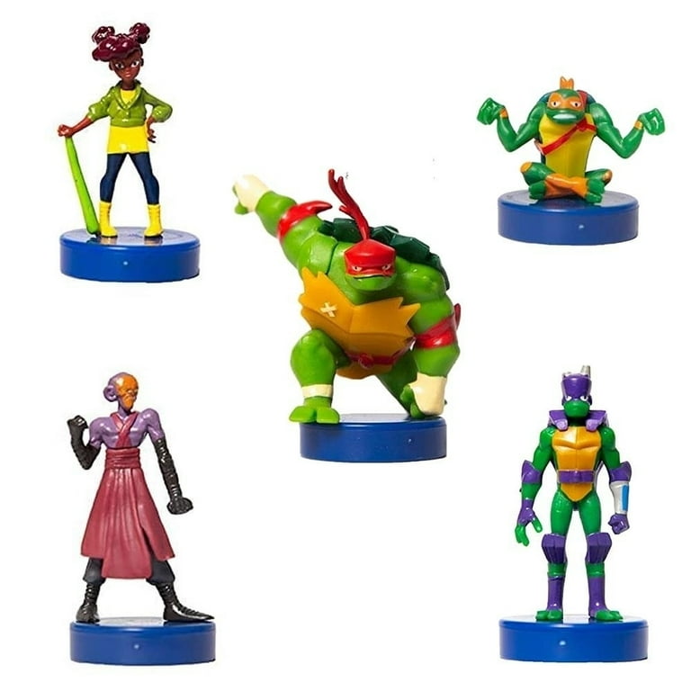 Rise of the Teenage Mutant Ninja Turtles 5-Pack Stamper Figures Set