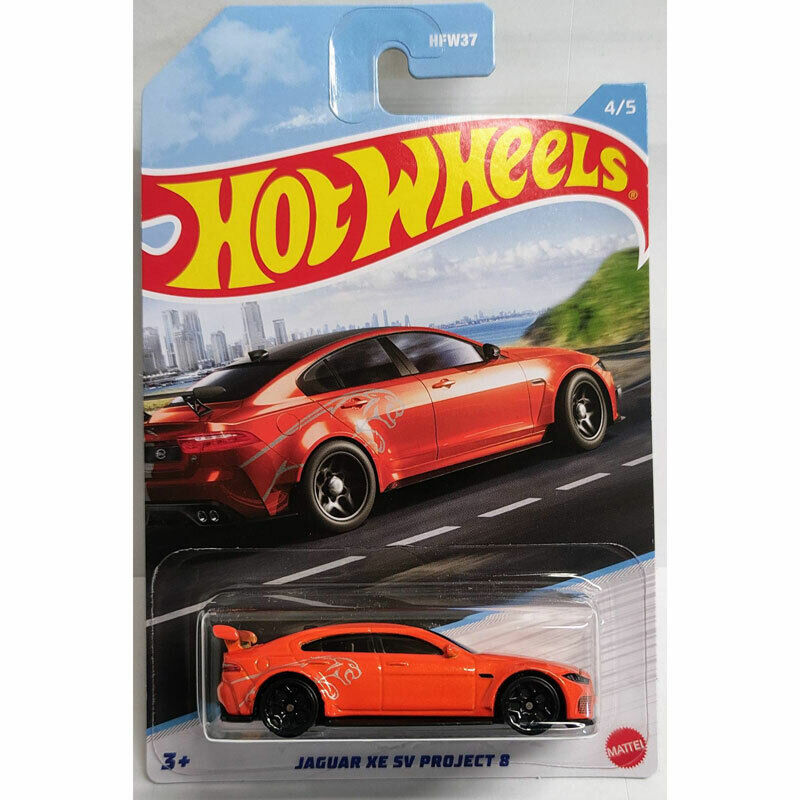 Hot Wheels Asst. HFW37 Luxury Sedans 2021 Jaguar XE SV Project S (4/5) 1:64 Scale Diecast Car