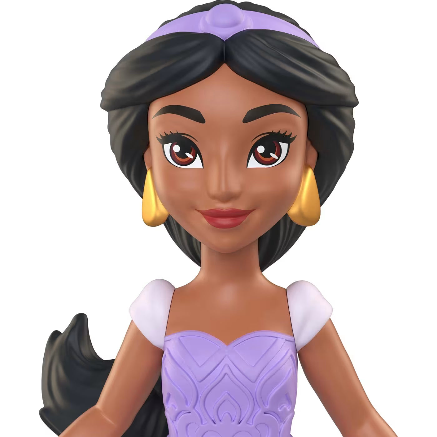 Mattel Disney Princess Jasmine 9 cm Articulated Mini Doll HLW69 – Purple Dress Outfit