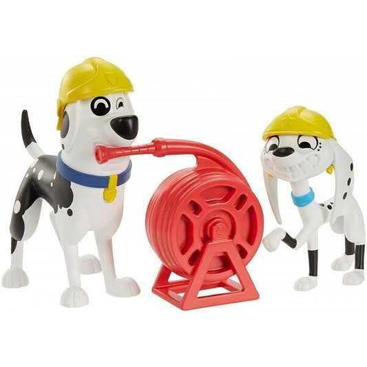 Disney 101 Dalmatian Street Firehouse Fun Figures Assortment Set – 2-Pack Dolly & Dad Dog