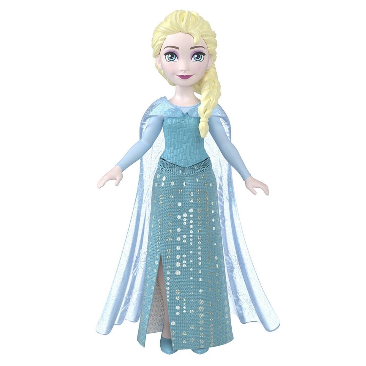 Mattel Disney Elsa Princess Frozen 9cm Articulated Mini Doll Icy Gown
