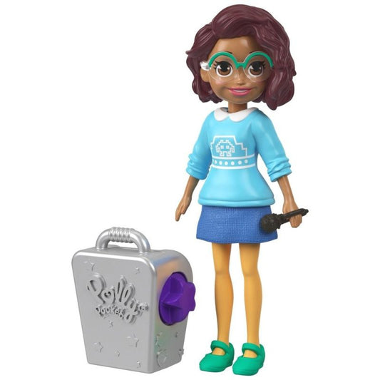 Polly Pocket Karaoke Queen Shani – Mini Doll with Mic & Accessories – Mattel