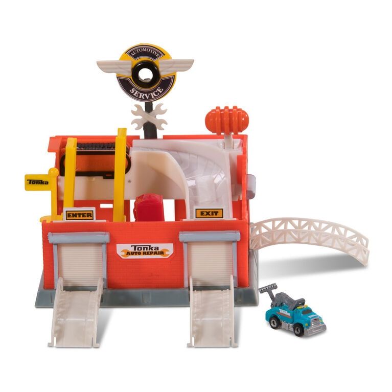 Tonka Built To Last Tune Up Garage Playset – Vehicle Service Station for Kid