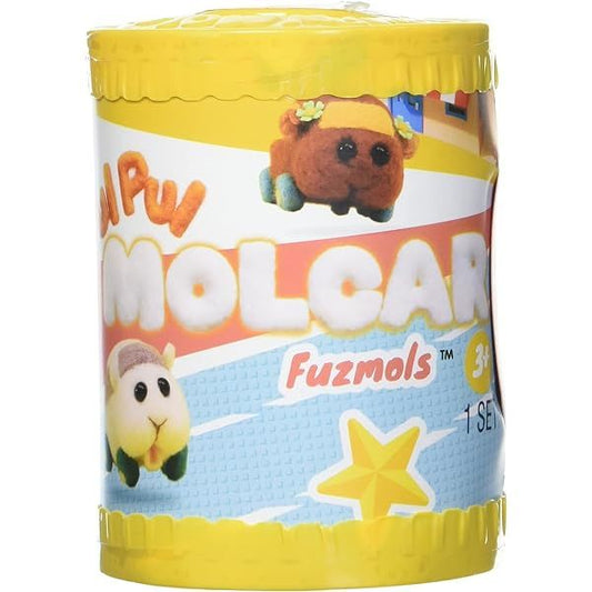 PUI PUI MOLCAR Fuzmols Plush Pack 6cm – Soft Animal Toy 10 to Collect (Set)