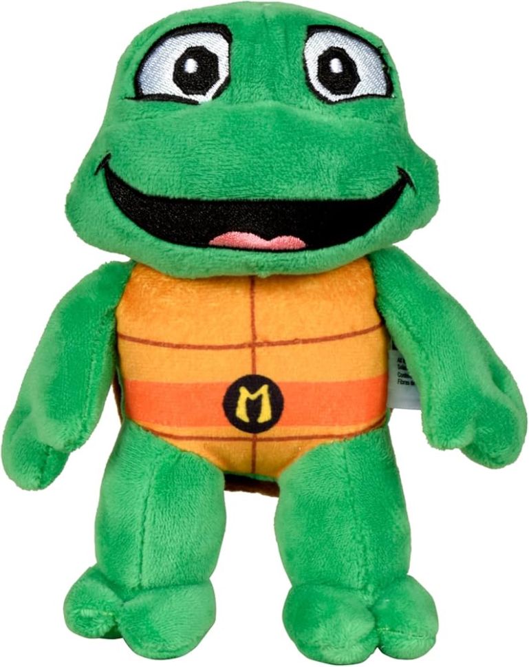 TMNT Michelangelo Plush 15cm – Toddler-Style Ninja Turtle – Playmates Toys