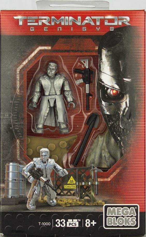 Mega Bloks Terminator Genisys – T-1000 & Resistance Soldier Figures Toy CNF99