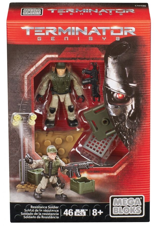 Mega Bloks Terminator Genisys – T-1000 & Resistance Soldier Figures Toy CNF99