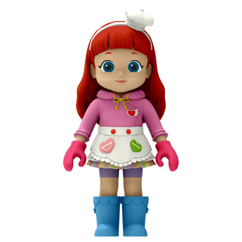 Silverlit Rainbow Ruby Dolls 8cm – Chef Profession Figure for Creative Play