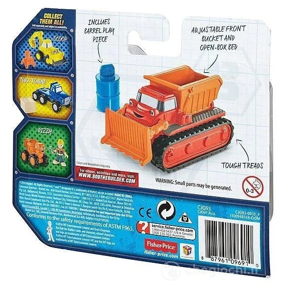 Fisher-Price Bob the Builder Die-Cast Vehicle CJG91 – Muck – Construction Toy Truck, 11x12 cm