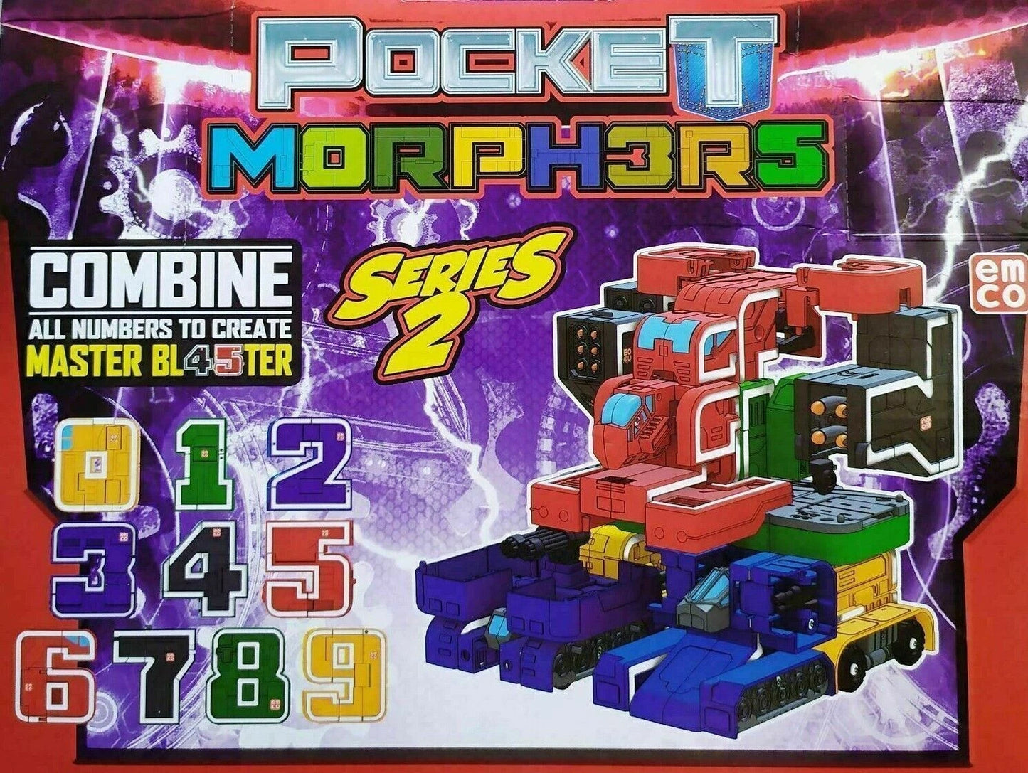 EMCO Pocket Morphers Series 2 Complete Set Figures 10 – Combine & Create Master Blaster