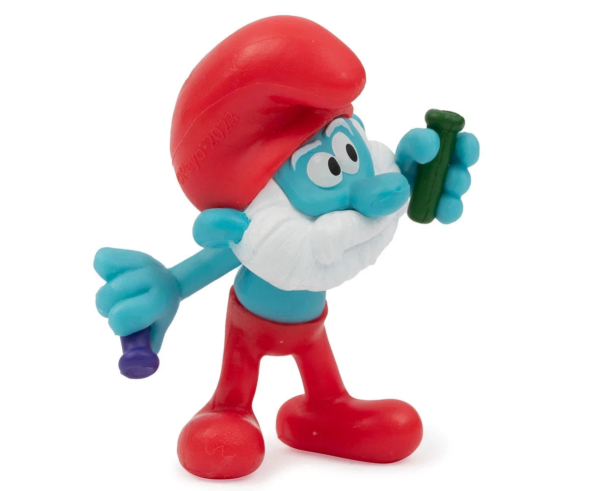 Smurfs Movie 2025 Figures – 5.5cm Collectible Toys by Giochi Preziosi – Papa Smurf