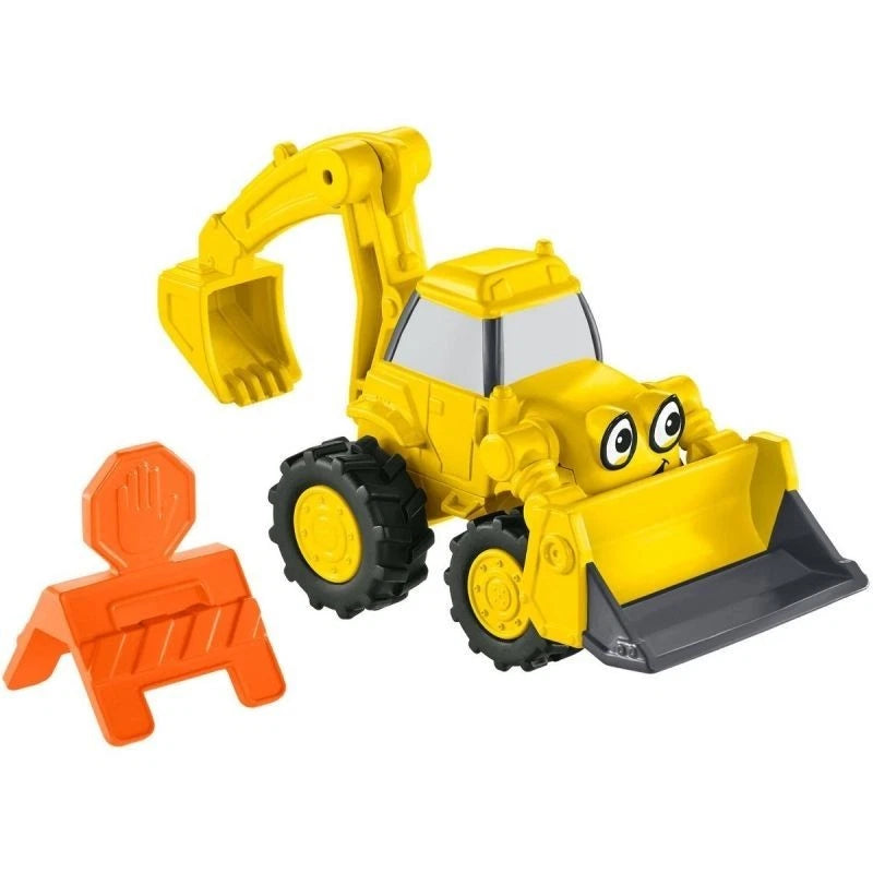Fisher-Price Bob the Builder Die-Cast Vehicle CJG91 – Scoop – Construction Toy Truck, 11x12 cm
