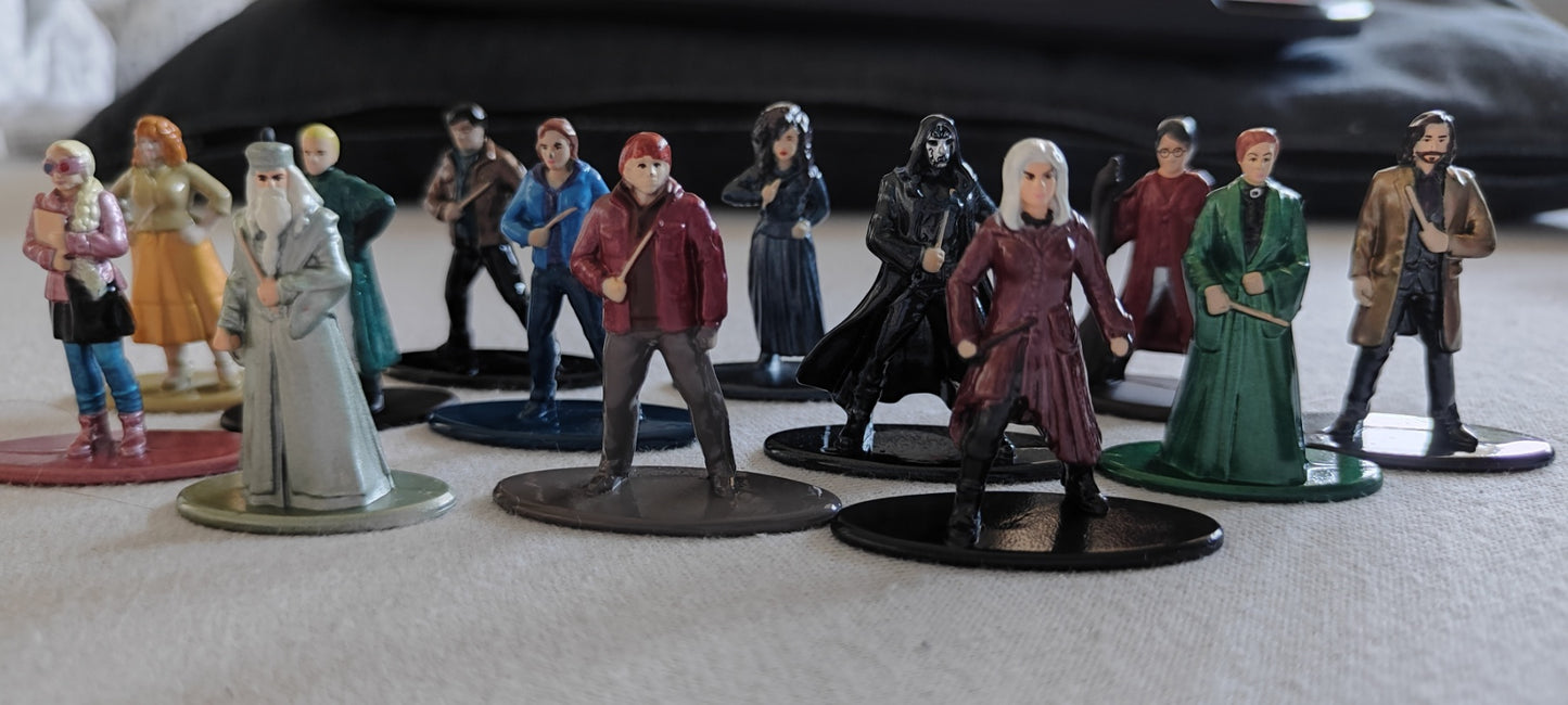 Jada Nano Metalfigs Harry Potter Die Cast Mystery Figure Full Set 13