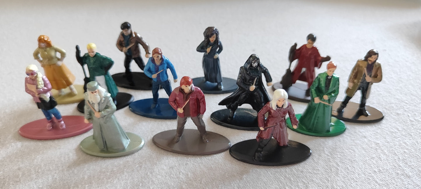 Jada Nano Metalfigs Harry Potter Die Cast Mystery Figure Full Set 13