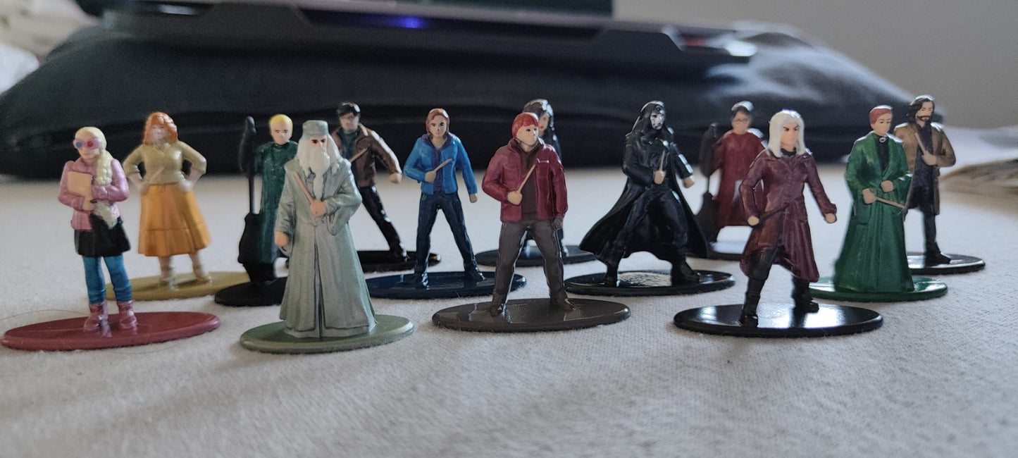 Jada Nano Metalfigs Harry Potter Die Cast Mystery Figure Full Set 13