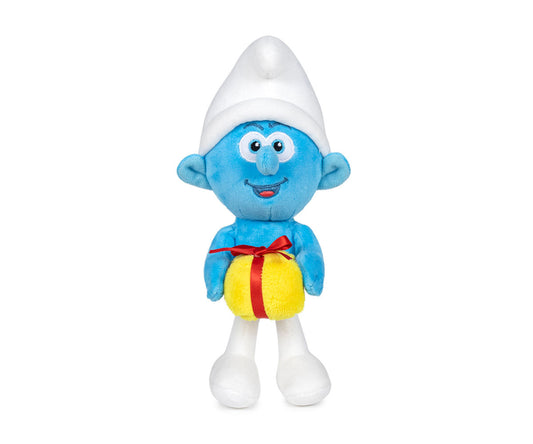 Giochi Preziosi The Smurfs Movie Jokey Smurf with Gift Plush Toy 20cm – Official Licensed Soft Plush