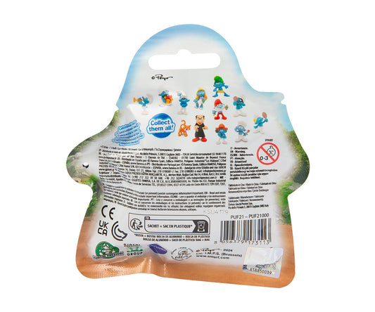 Giochi Preziosi The Smurfs Surprise Mini Figure Wave 2 – Mystery Foil Bag | 12 Collectible Character
