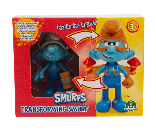 Giochi Preziosi The Smurfs Transforming Smurf Figure – Exclusive Transforming Character | Choose Your Model
