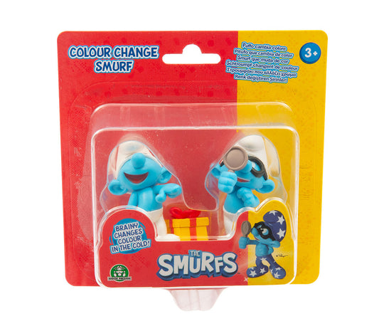 Giochi Preziosi The Smurfs Colour Change Figures – Brainy Smurf & Jokey Smurf 2-Pack