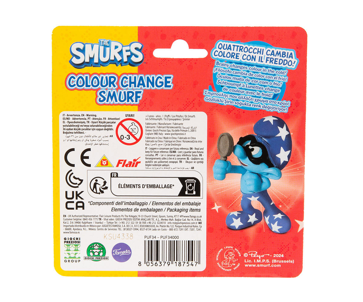 Giochi Preziosi The Smurfs Colour Change Figures – Brainy Smurf & Jokey Smurf 2-Pack