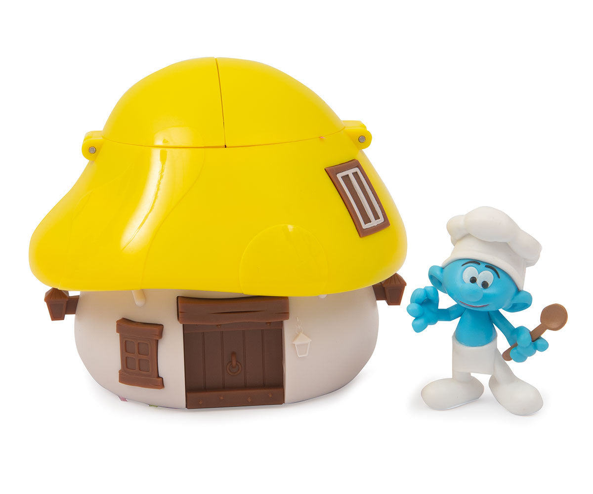 Giochi Preziosi The Smurfs Mushroom House Playset – Surprise Smurf Figure | Choose Your Color