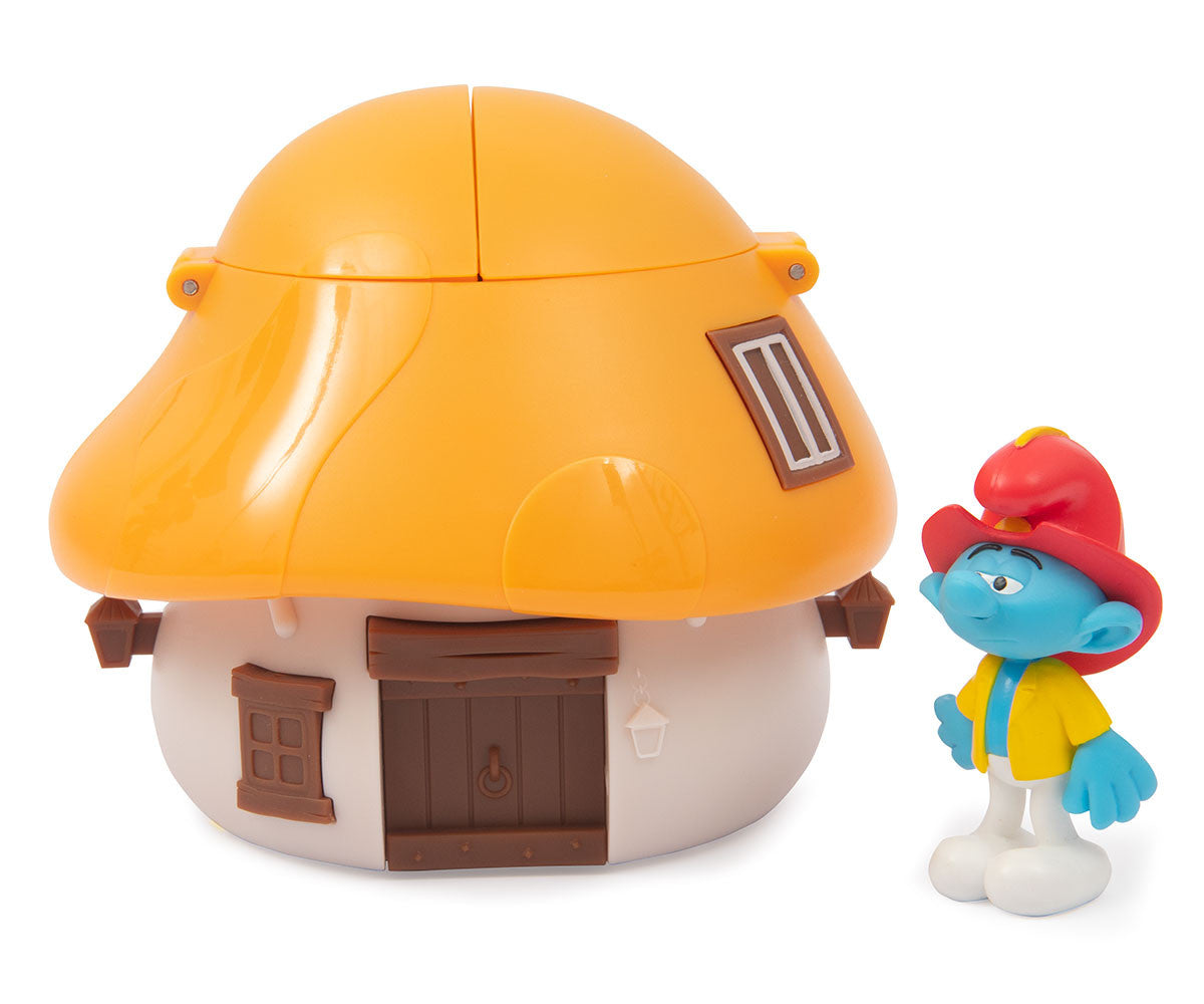 Giochi Preziosi The Smurfs Mushroom House Playset – Surprise Smurf Figure | Choose Your Color