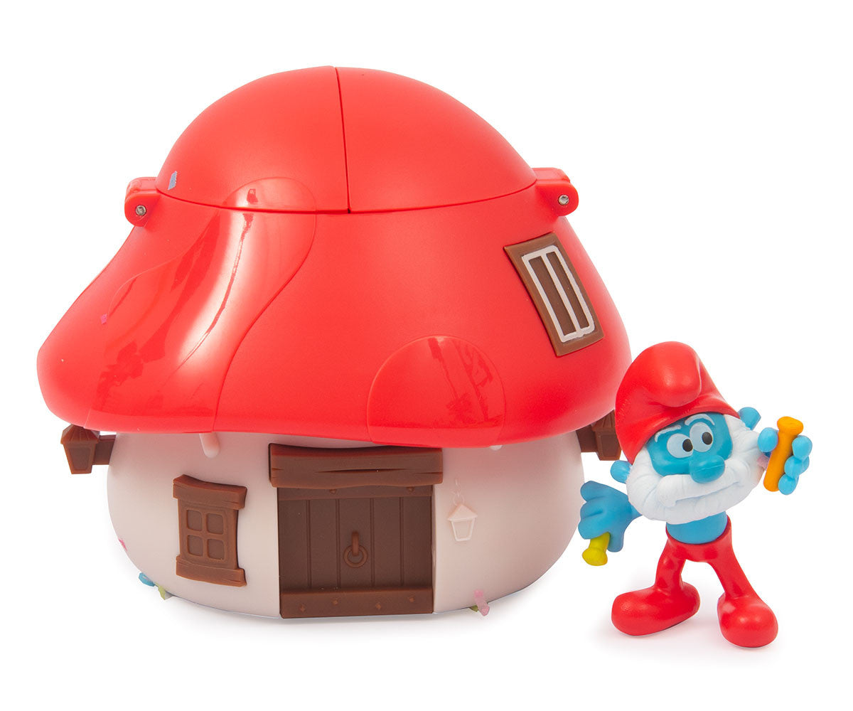 Giochi Preziosi The Smurfs Mushroom House Playset – Surprise Smurf Figure | Choose Your Color