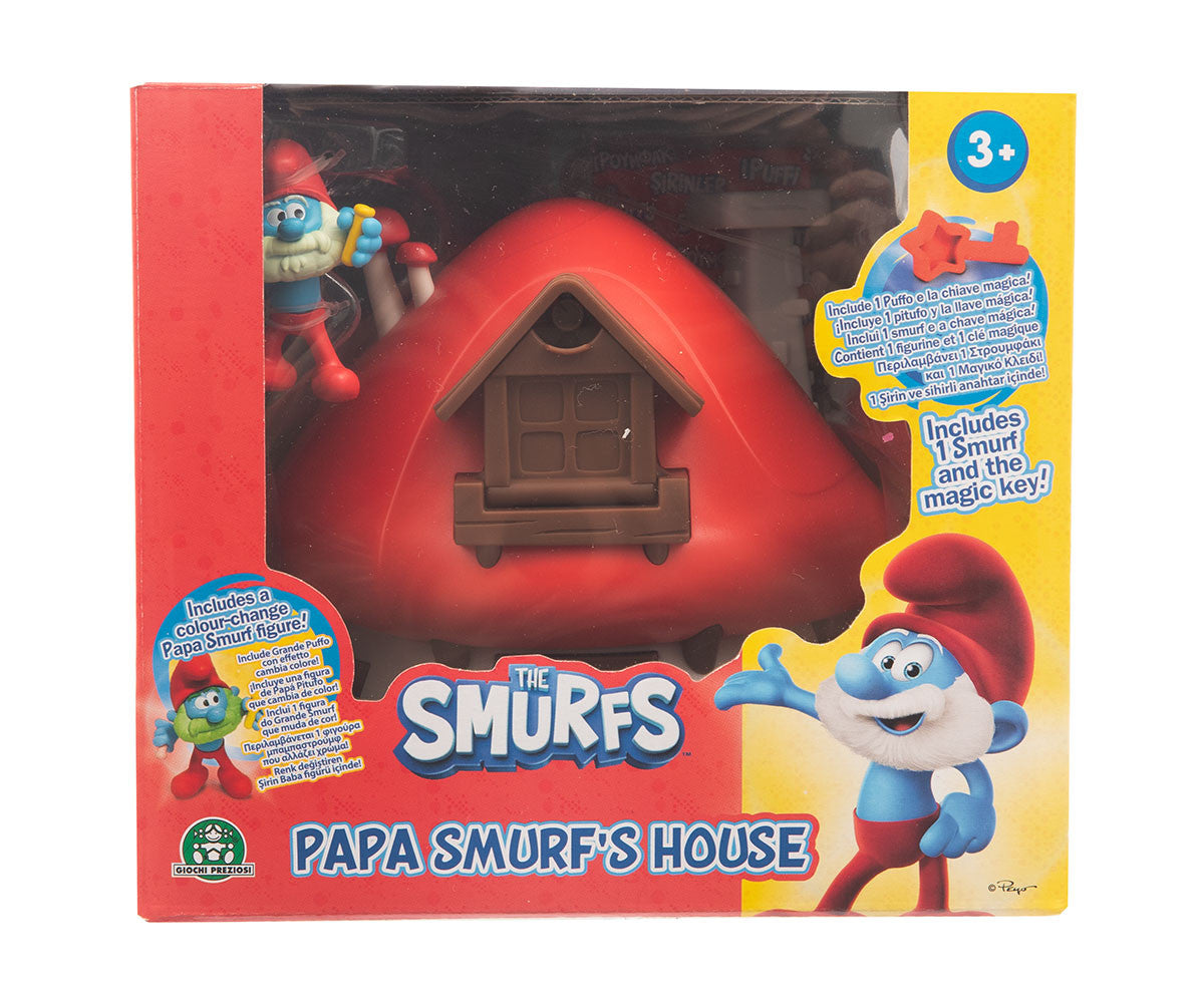 Giochi Preziosi The Smurfs Papa Smurf’s House Playset – Smurf Figure with Magic Key