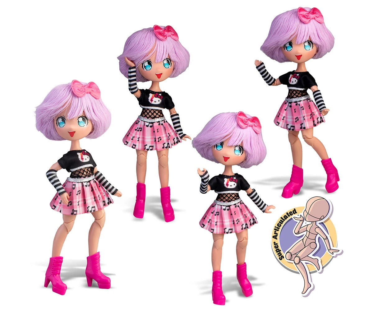 Giochi Preziosi Hello Kitty Super Fans Manga Doll: Teddy Rock