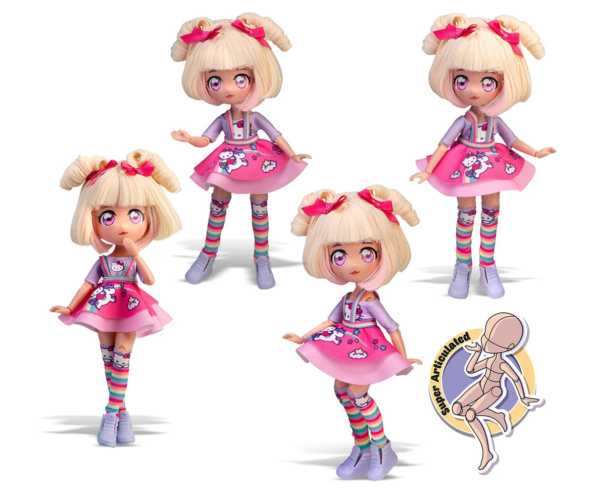 Giochi Preziosi Hello Kitty Super Fans Manga Doll: Candy Unicorn