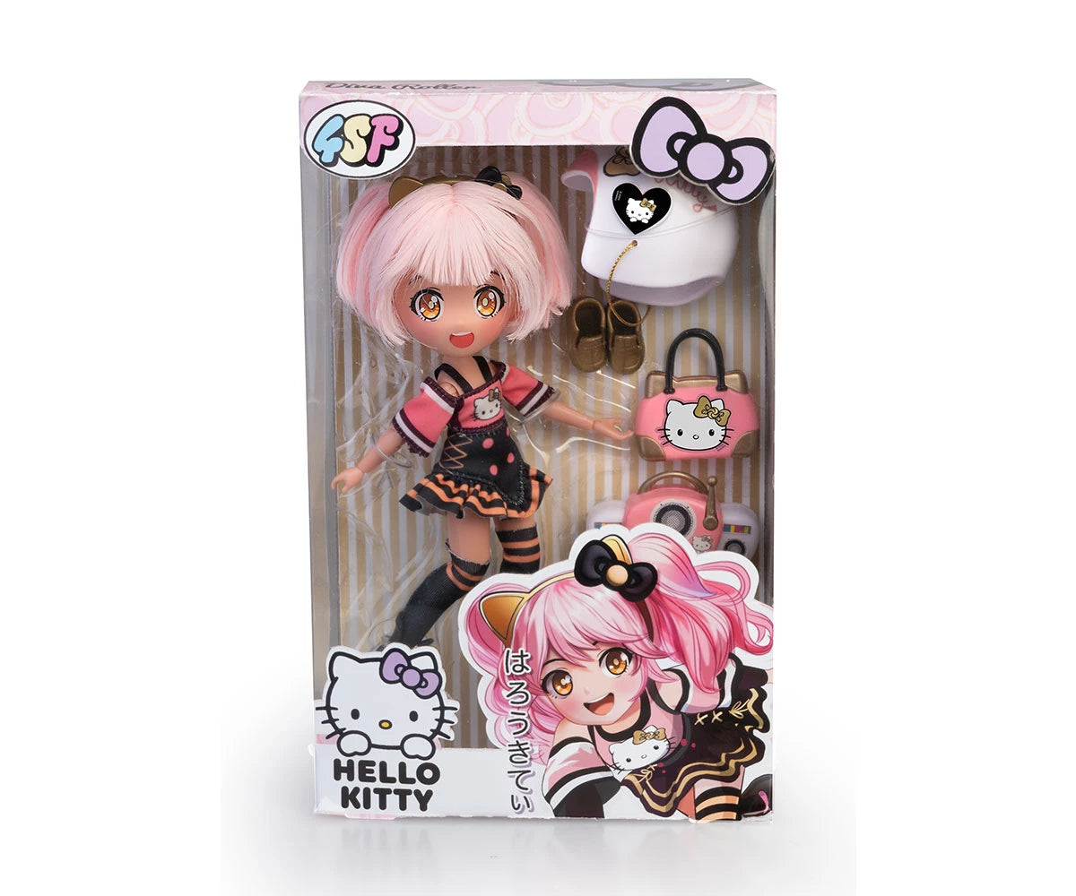 Giochi Preziosi Hello Kitty Super Fans Manga Doll: Golden Diva Roller