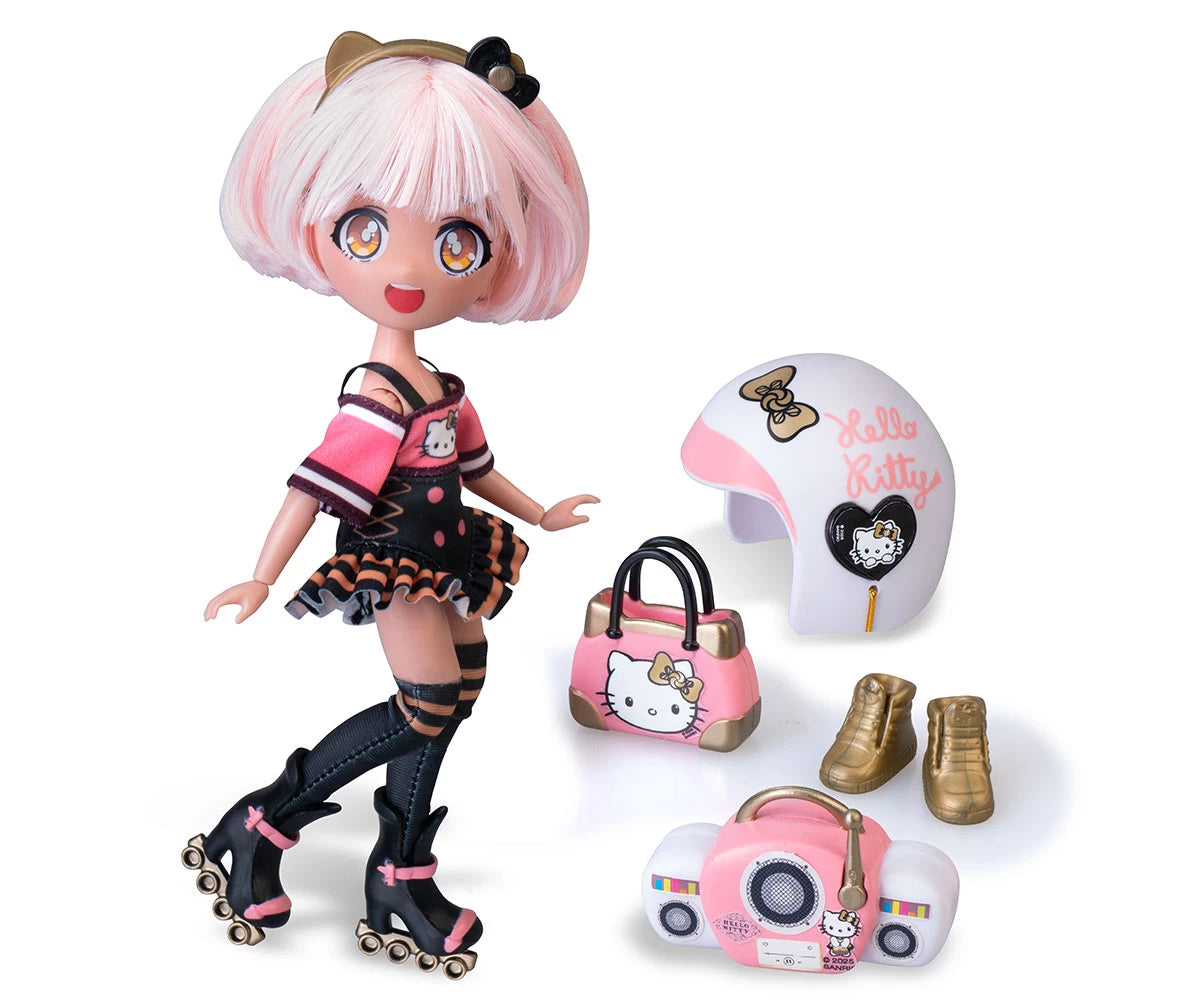 Giochi Preziosi Hello Kitty Super Fans Manga Doll: Golden Diva Roller