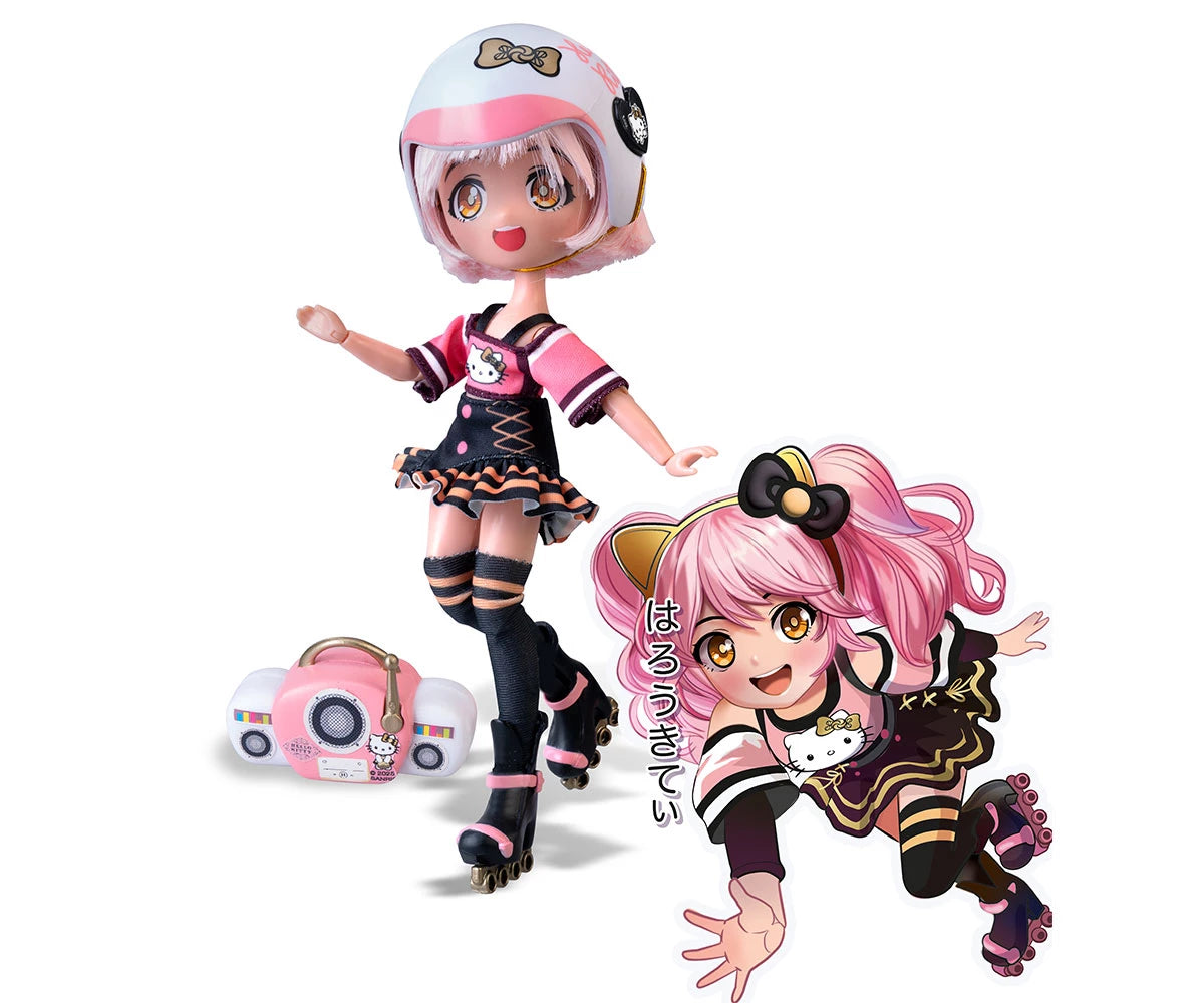 Giochi Preziosi Hello Kitty Super Fans Manga Doll: Golden Diva Roller