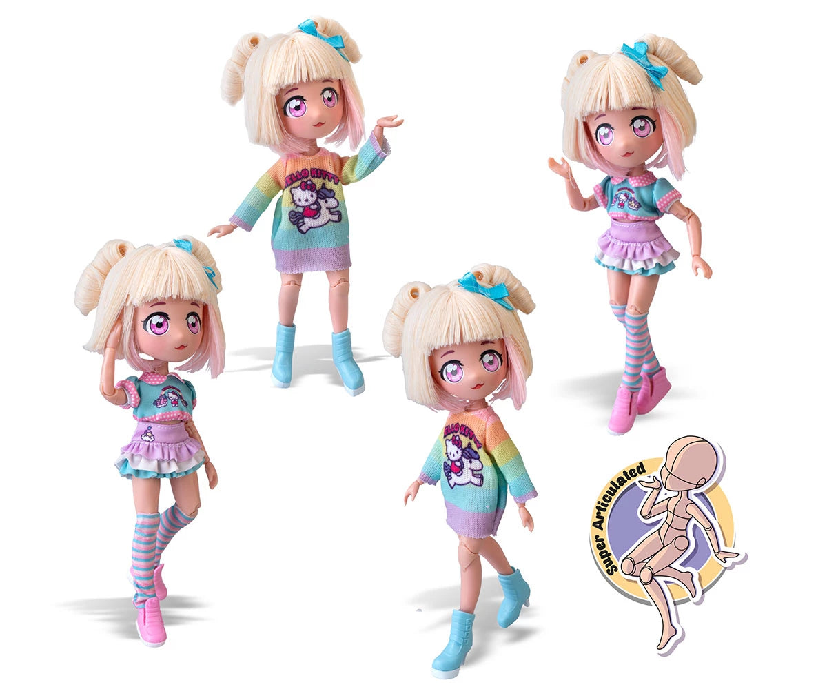 Giochi Preziosi Hello Kitty Super Fans Manga Doll: Fashion Unicorn