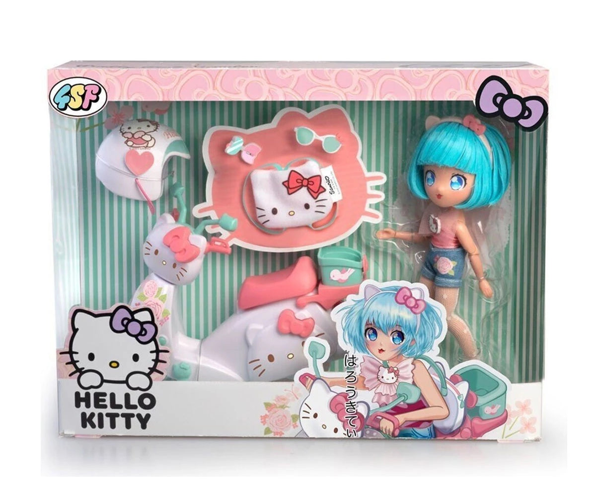 Giochi Preziosi Hello Kitty Super Fans Manga Doll: Pretty Pink Scooter