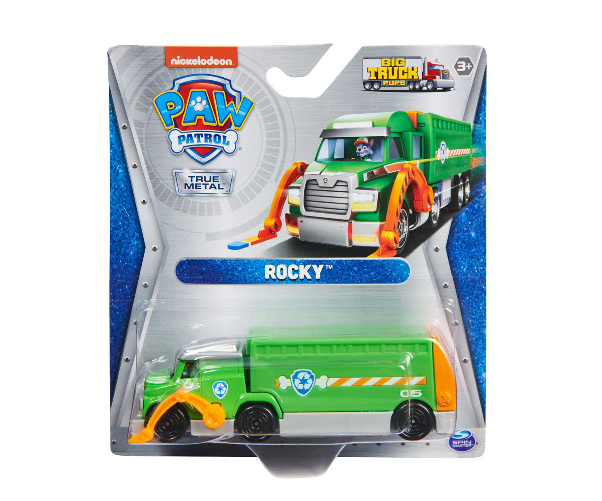 Spin Master PAW Patrol Big Truck Pups True Metal Rescue Vehicle – Marshall, Skye, Rubble, Rocky & Zuma | Choose Your Character